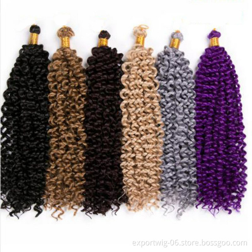 water wave crochet hair extensions wavy braiding hair curls special curly weaves with passion tiwst